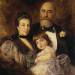 Volkov's Family. Group Portrait of M.S.Volkov, S.N.Volkova and S.M.Volkov-Manzei
